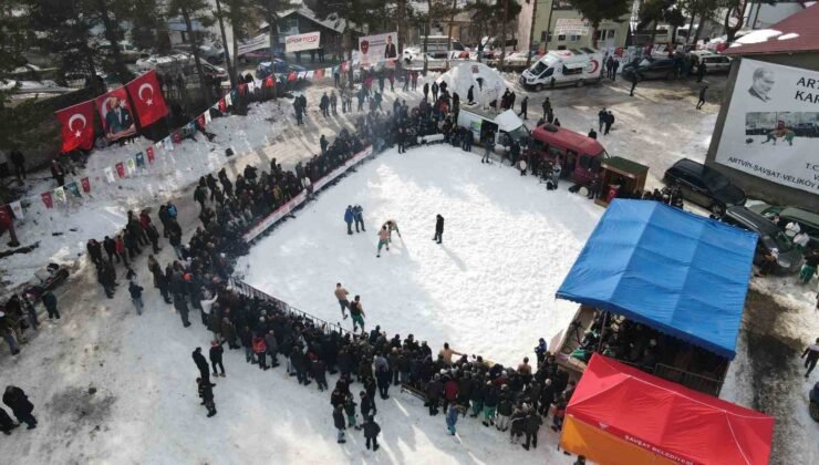 Artvin’de 300 yıllık kar üstü karakucak geleneği yaşatılıyor