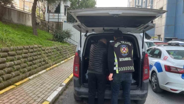 Avcılar’da trafik kullarını ihlal eden sürücüye 6 bin 457 TL ceza