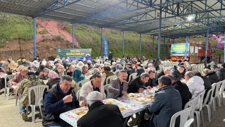 Aydın Büyükşehir’den Eğridere’de iftar sofrası