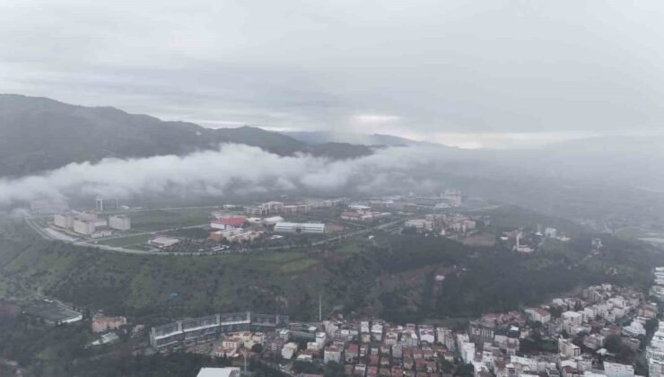 Aydın güne bulutla uyandı