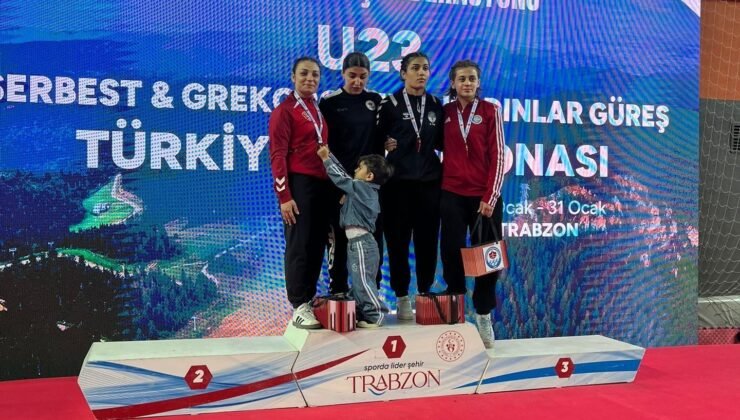 Aydınlı güreşçi, Trabzondan madalyayla döndü