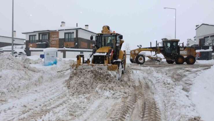 Aziziye’de karla mücadele seferberliği
