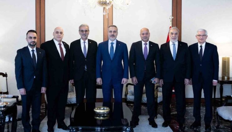 Bakan Fidan, GYUK Başkanı Ali Şaat’ı kabul etti