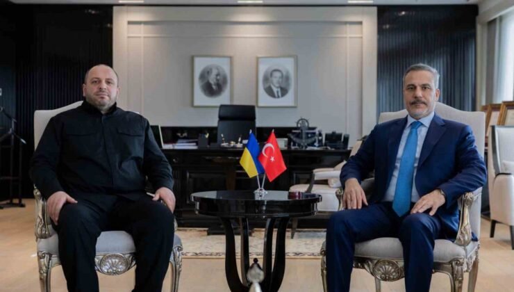 Bakan Fidan, Ukrayna Milli Güvenlik ve Savunma Konseyi Sekreteri Umerov ile görüştü