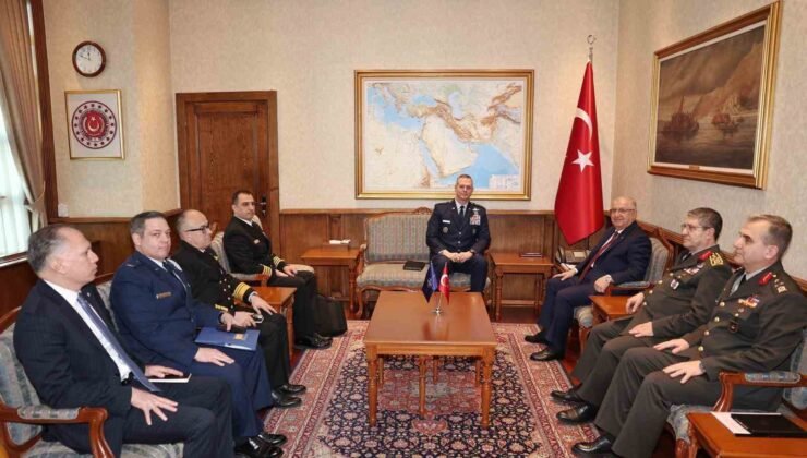 Bakan Güler, Avrupa Müttefik Kuvvetleri Yüksek Komutanı Grynkewich’i kabul etti