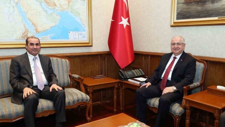 Bakan Güler, Irak’ın Ankara Büyükelçisi Al-Lachmawi’yi kabul etti