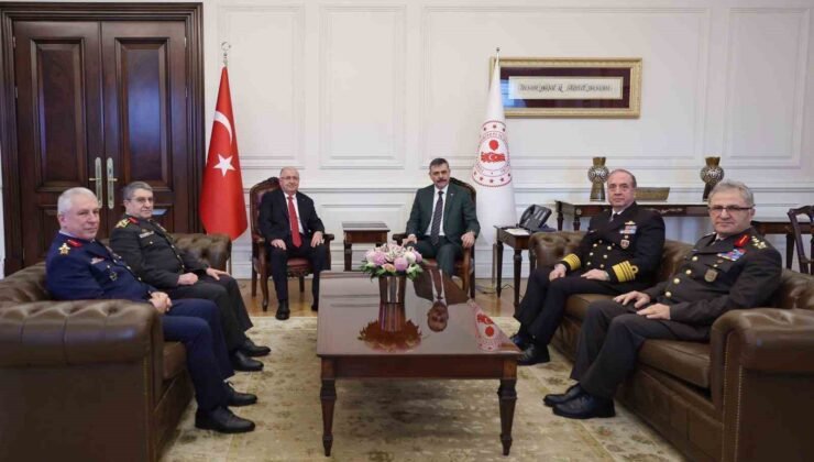 Bakan Güler ve komuta kademesinden İçişleri Bakanı Çiftçi’ye ziyaret