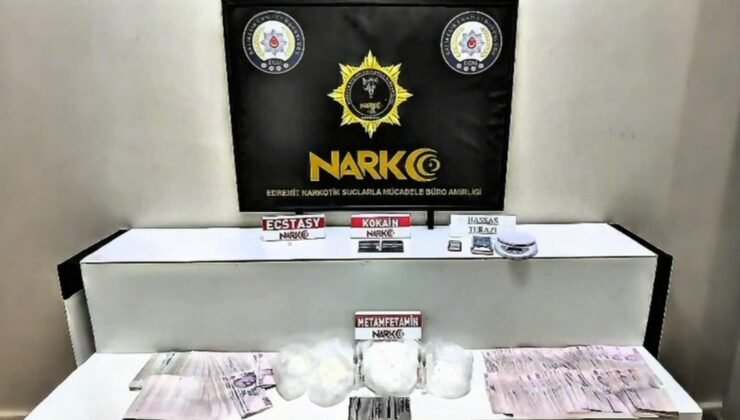 Balıkesir’de 3 şahsa uyuşturucu operasyonu