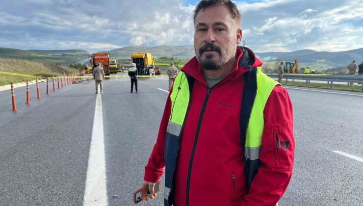 Balıkesir’deki uçak kazasına tanık olan şoför: Bütün parçalar önüme düştü