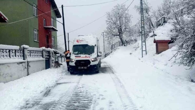 Bartın’ın yüksek kesimlerinde kar etkili oluyor