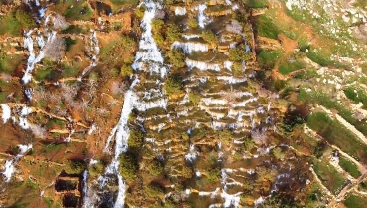 Başdeğirmen Şelalesi ziyaretçi akınına uğradı
