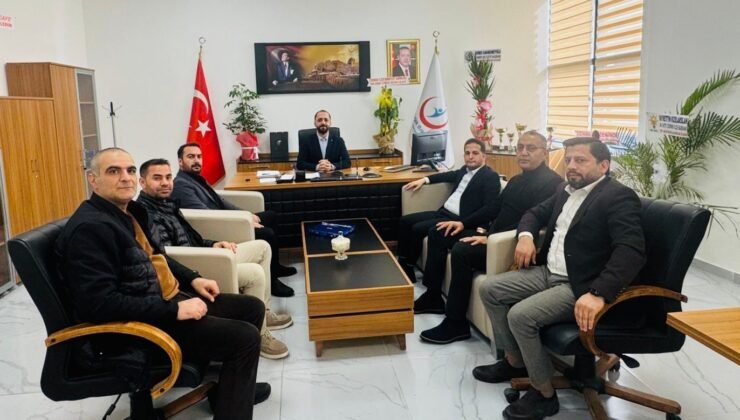 Başkan Aküzüm, Başhekim Türken ile görüştü