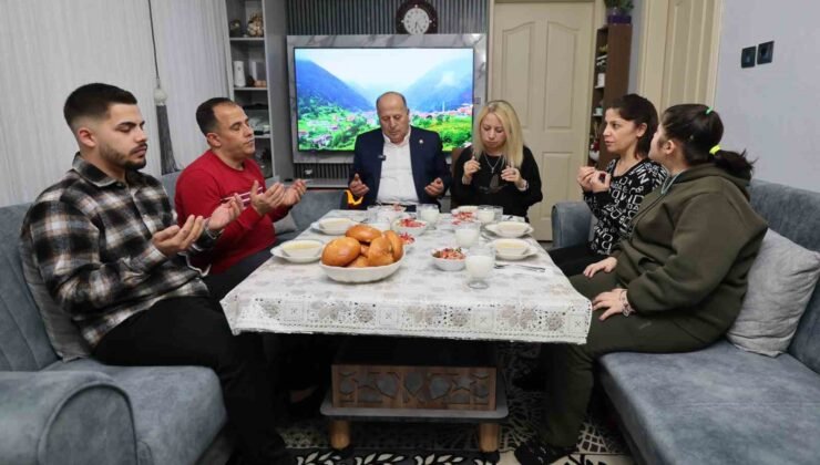 Başkan Demirçalı, iftarda Ateş ailesinin misafiri oldu