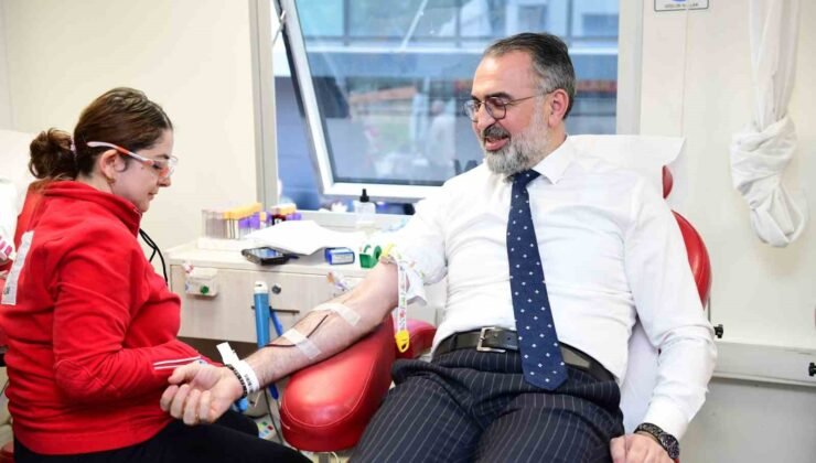Başkan Erol’dan anlamlı hareket: “Bir ünite kan, bir hayat”