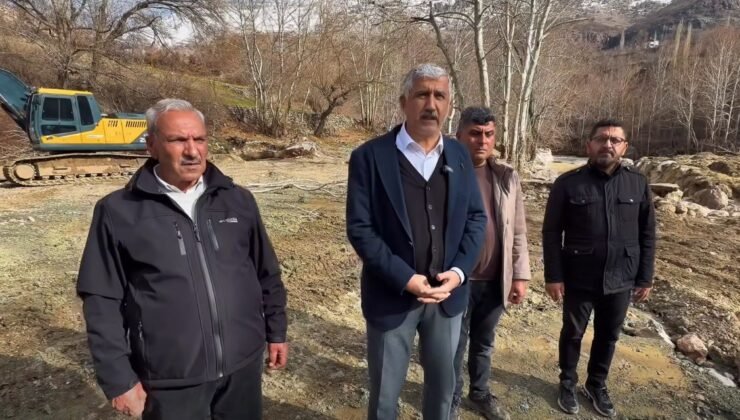 Başkan Hallaç, Haydaran su alma yapısında incelemelerde bulundu