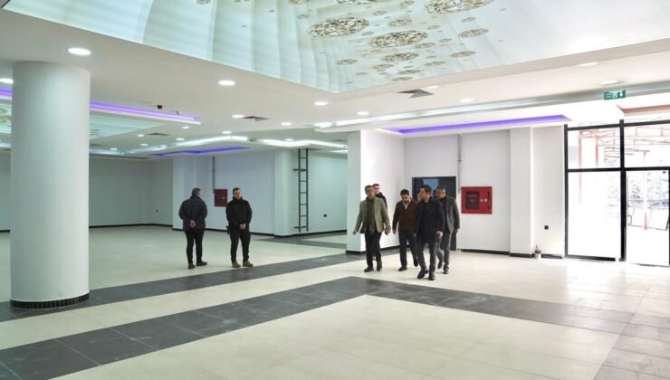 Başkan Yarka’dan belediye düğün salonunda inceleme