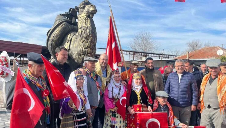 Başkan Zencirci’den devesiyle ünlü Turanlar’a deve heykeli