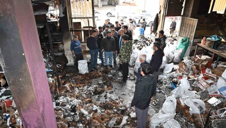 Batman’da sanayi sitesinde yangın: Alevler büyümeden söndürüldü