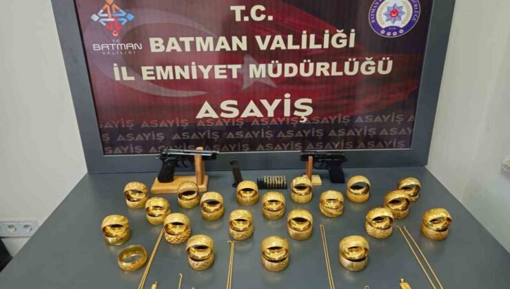 Batman’daki kuyumcu soygununda 8 şahıs yakalandı