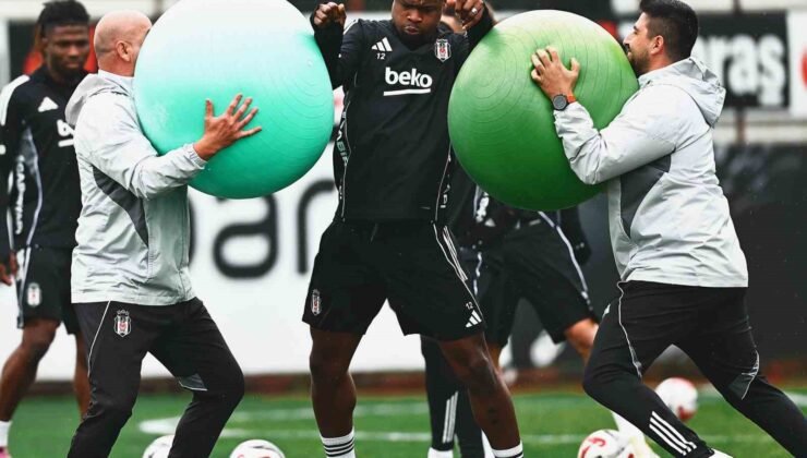 Beşiktaş kondisyon ve taktik çalıştı