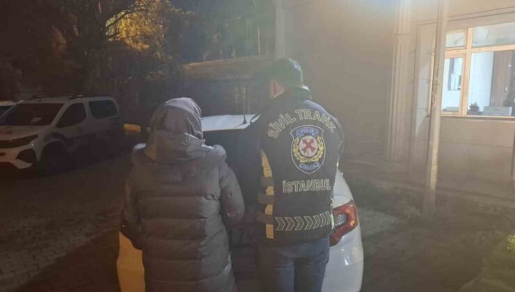 Beylikdüzü’nde ters yönde ilerleyen sürücüye para cezası