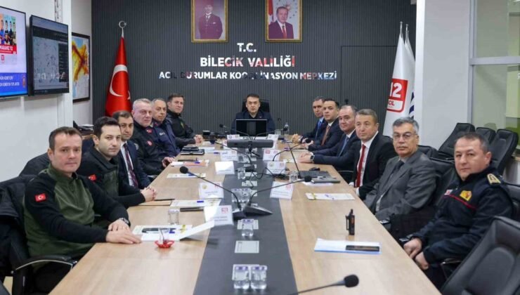 Bilecik’te 112 Acil Çağrı Hizmetleri İl Koordinasyon Komisyon Toplantısı yapıldı