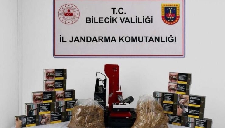 Bilecik’te çok sayıda makaron ele geçirildi