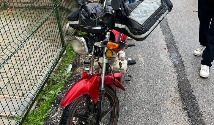 Bilecik’te hafif ticari araç ile motosiklet çarpıştı; 1 yaralı