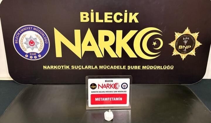 Bilecik’te narkotik operasyonunda metamfetamin ele geçirildi