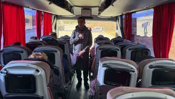 Bilecik’te sivil otobüs denetimi yapıldı