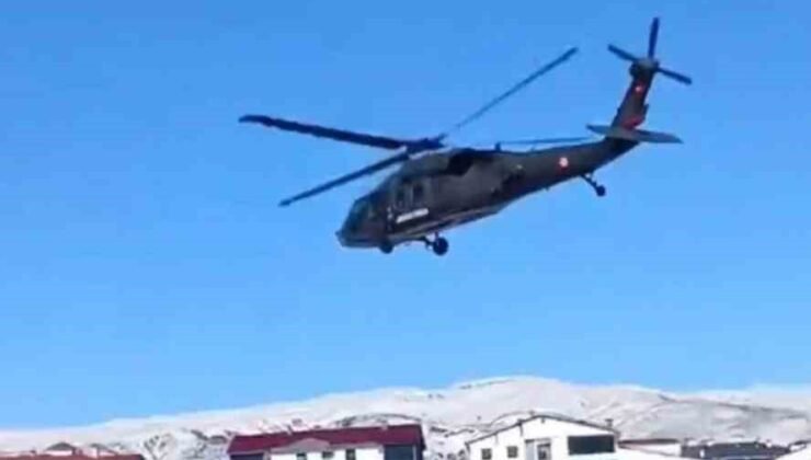 Bingöl’de helikopter destekli çalışma ile enerji kesintisi giderildi