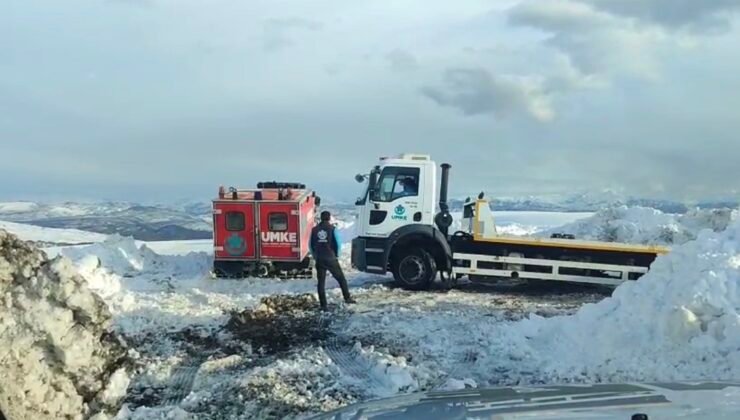Bingöl’de UMKE’nin kar ve tipide zamanla yarışı