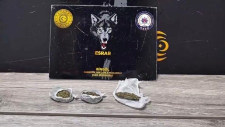 Bingöl’de uyuşturucu operasyonu: 1 tutuklama