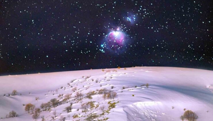 Bitlis’te uzay tutkunlarından nefes kesen çekim