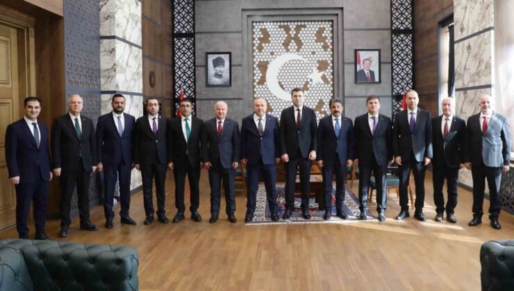 Bölge valilerinden Vali Nedim Akmeşe’ye hayırlı olsun ziyareti