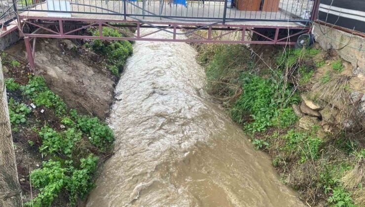 Bozdoğan’da yağışlar derelerin debisini artırdı