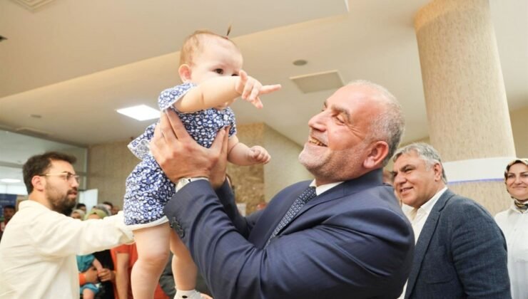 Bu ilçede çocuk sahibi olan ailelere 6 bin TL nakdi destek