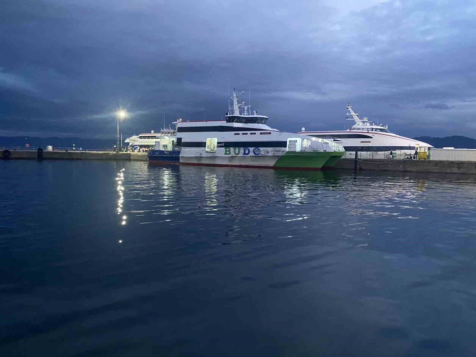 BUDO’nun bazı seferleri olumsuz hava şartları nedeniyle iptal edildi