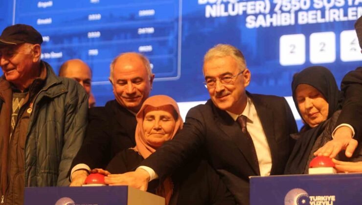 Bursa’da 17 bin 225 TOKİ konutunun hak sahipleri belirleniyor