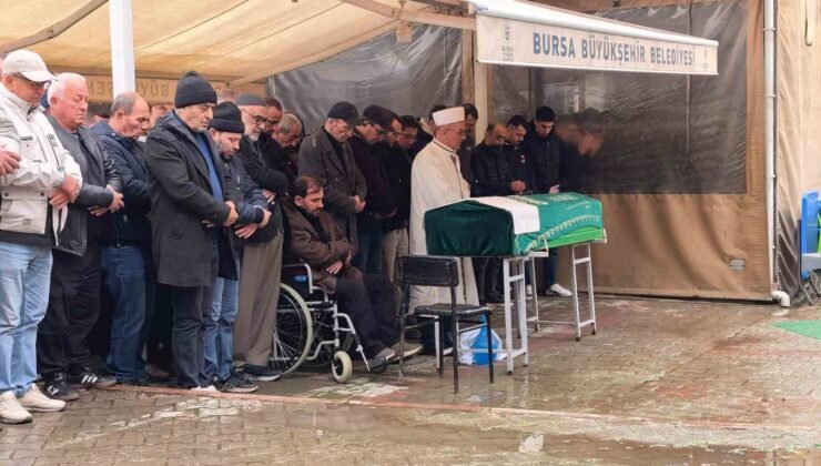 Bursa’da damadı tarafından öldürülen kayınpeder son yolculuğuna uğurlandı