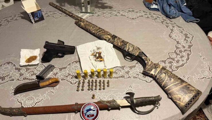 Bursa’da huzur uygulaması: Silah ve mühimmat ele geçirildi