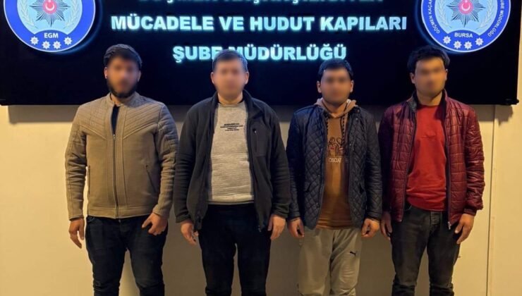 Bursa’da kaçak işçi operasyonu: 4 yabancı uyruklu şahıs yakalandı