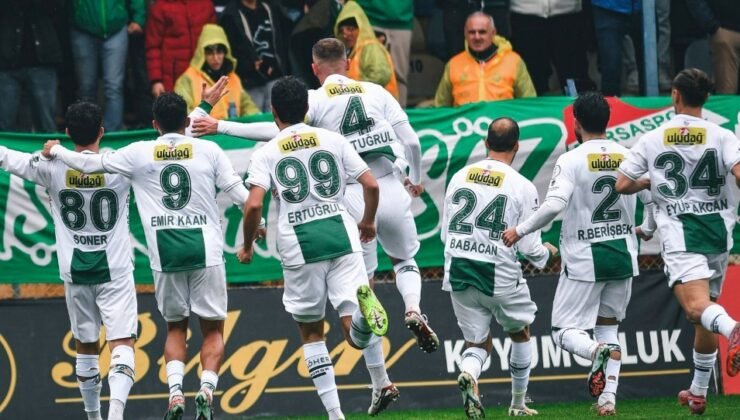 Bursaspor yeniden zirveye çıktı