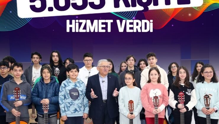 büyükşehir konservatuvarı 2025 yılında 5 bin 655 kişiye sanatla dokundu