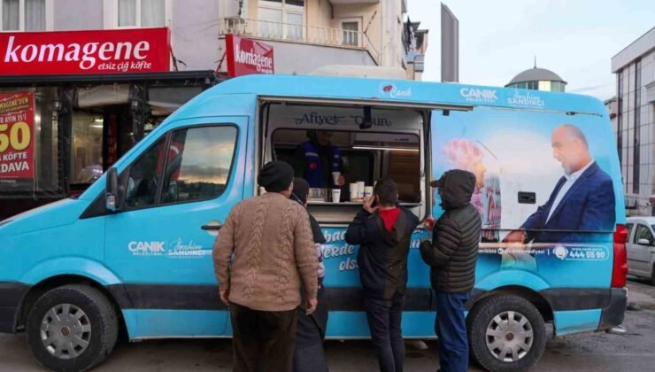 Canik’te gönülleri ısıtan ikram