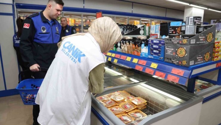 Canik’te marketlere sıkı denetim