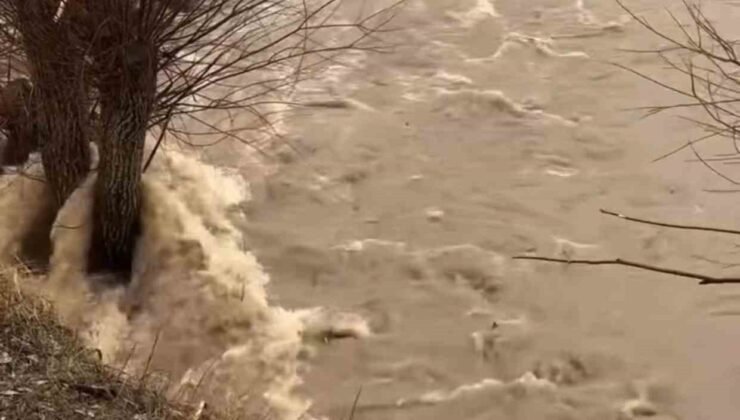 Çankırı’da sağanak sonrası baraj taştı