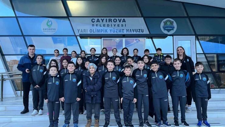 Çayırovalı yüzücüler yarışlardan 27 madalyayla döndü