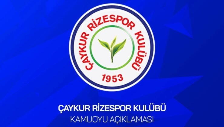 Çaykur Rizespor’dan VAR tepkisi