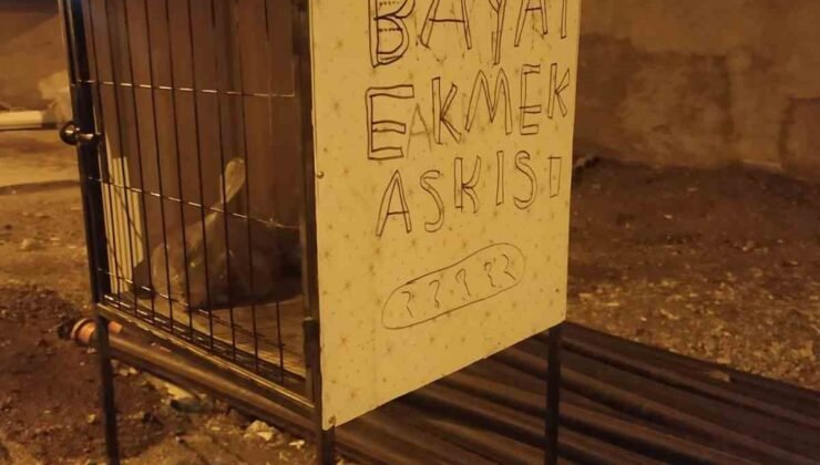 Çermik’te bir vatandaş israfı önlemek için ’bayat etmek dolabı’ yaptı